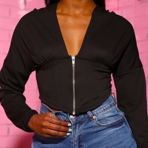 Tinker Corset Zippered Hoodie